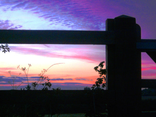 Blue Sun Set